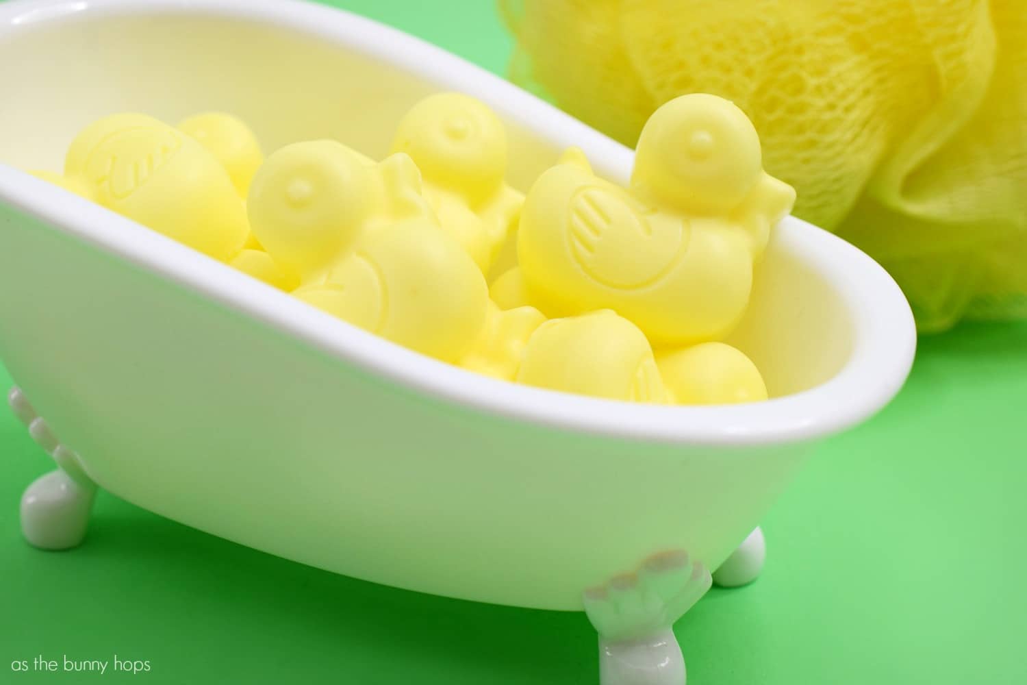 Make your own rubber duckie soaps