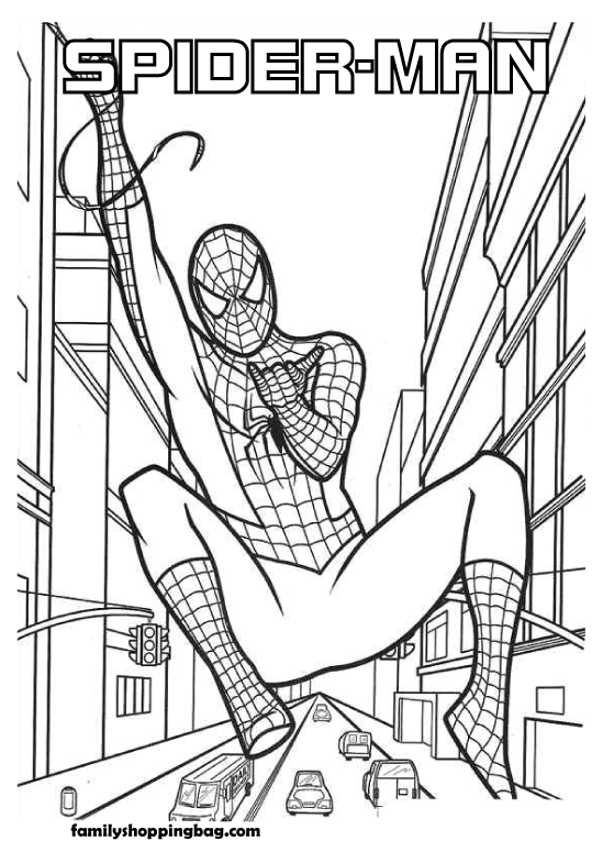 Free printable spiderman coloring pages and more lil shannie