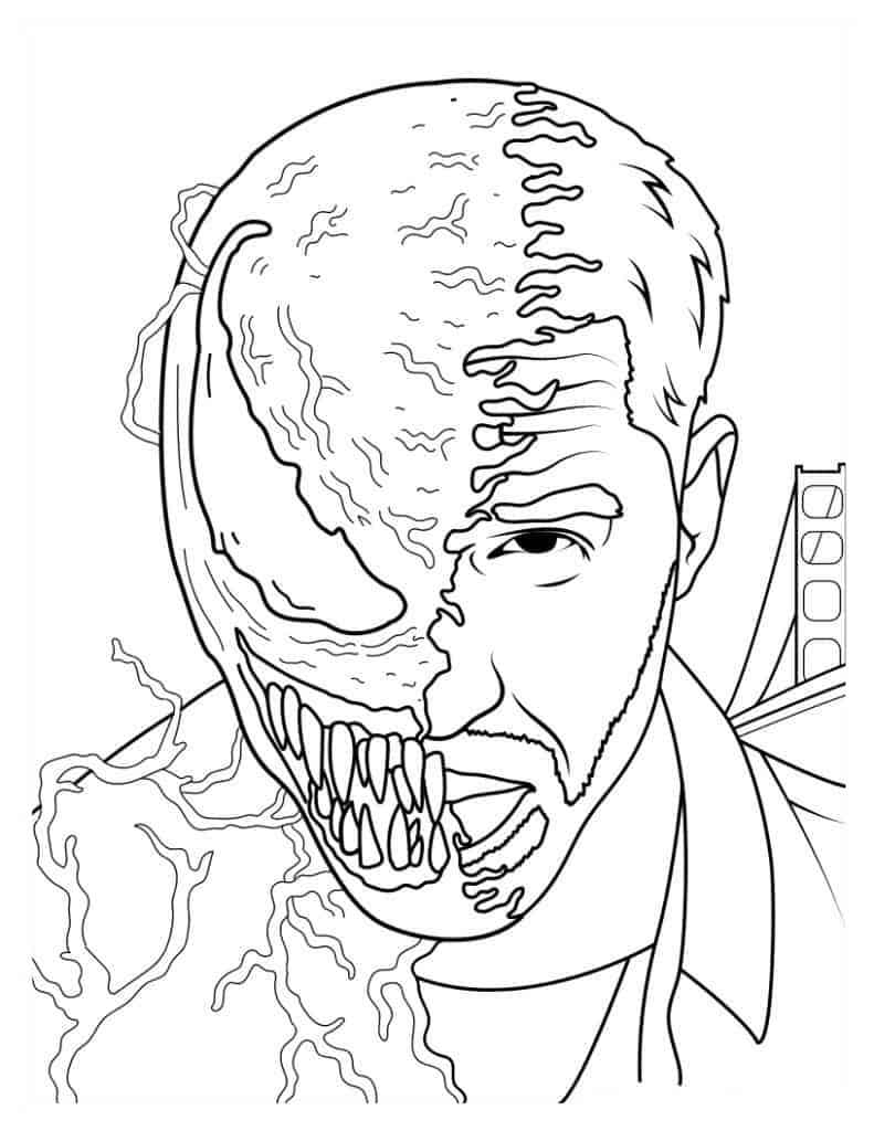 Venom coloring pages by coloringpageswk on