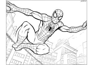 Marvel coloring pages for adults kids