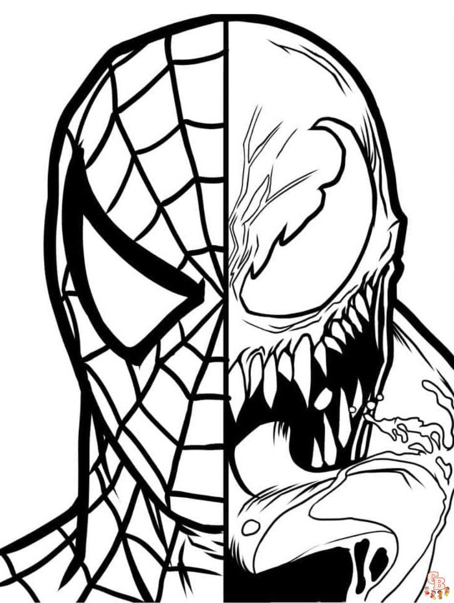 Explore our collection of printable spiderman coloring pages free