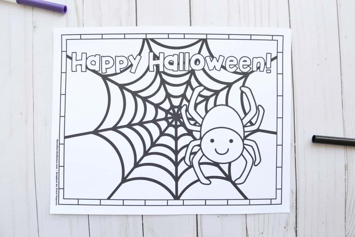 Free printable halloween coloring pages â mary martha mama