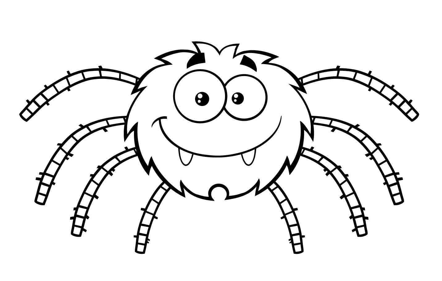 Free printable spider coloring pages for kids