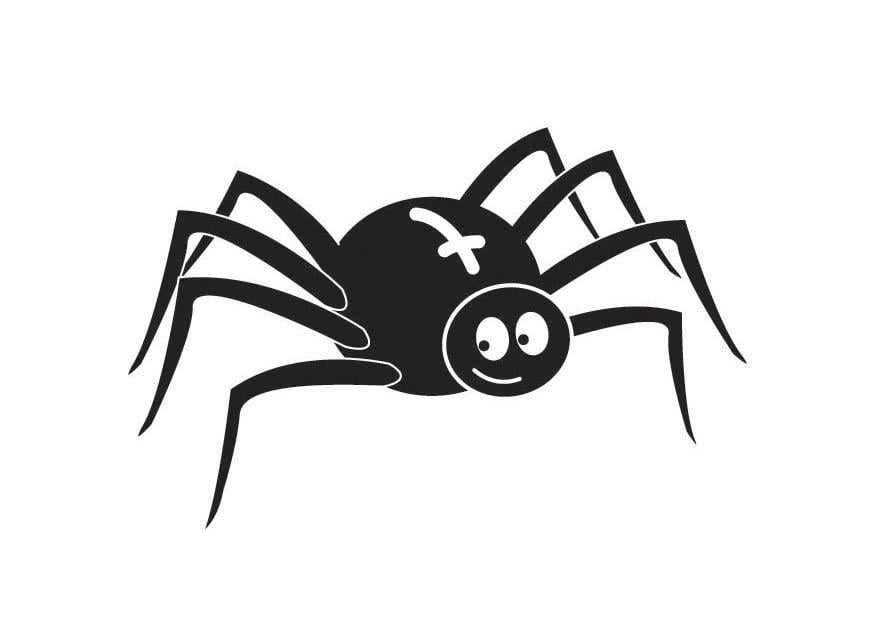 Coloring page spider