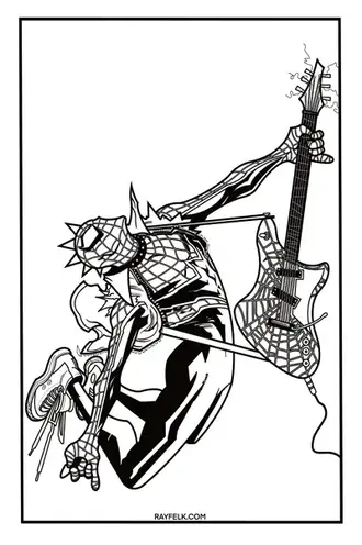 Spiderman coloring pages