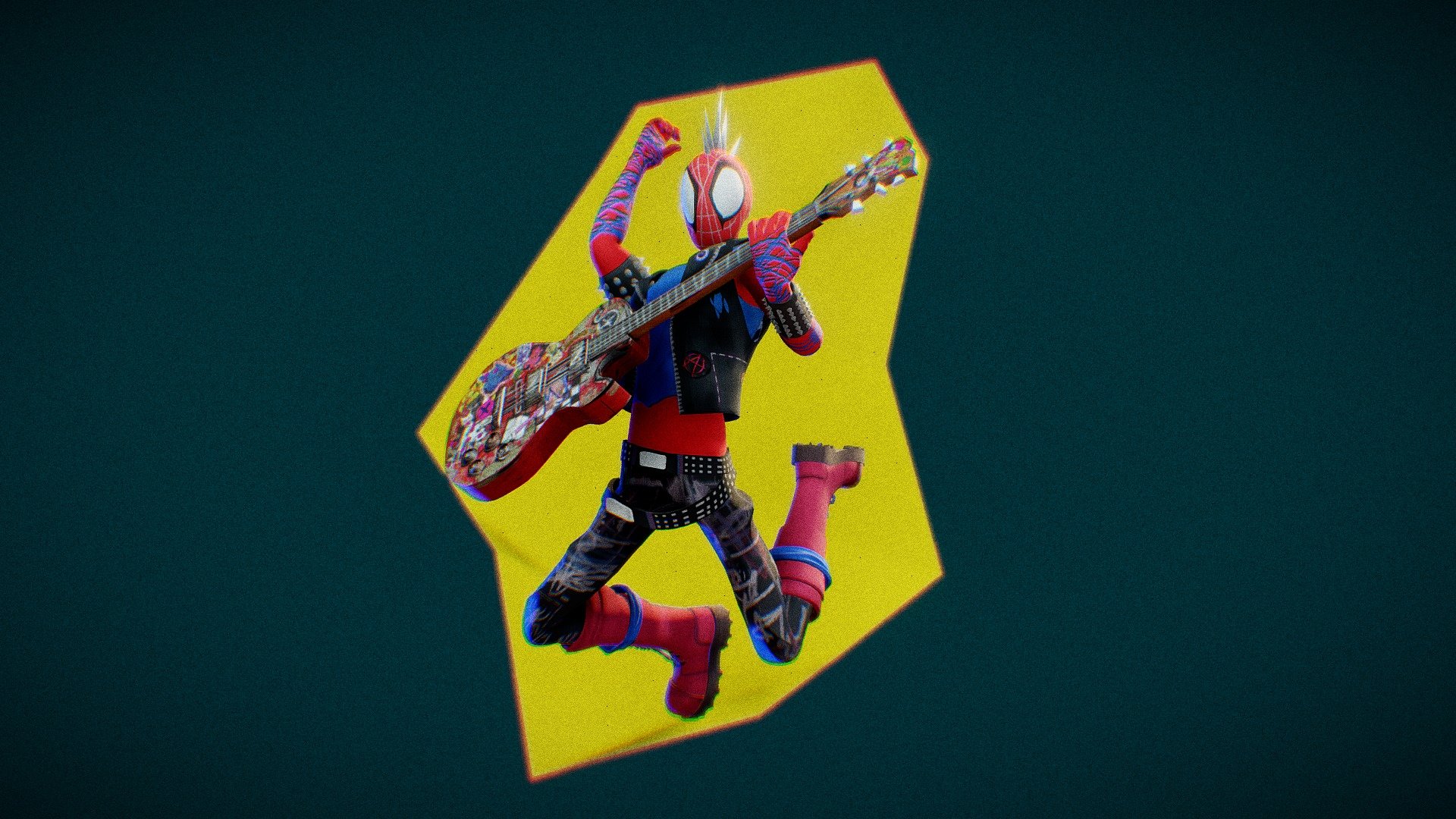 Spider punk from across the spider verse