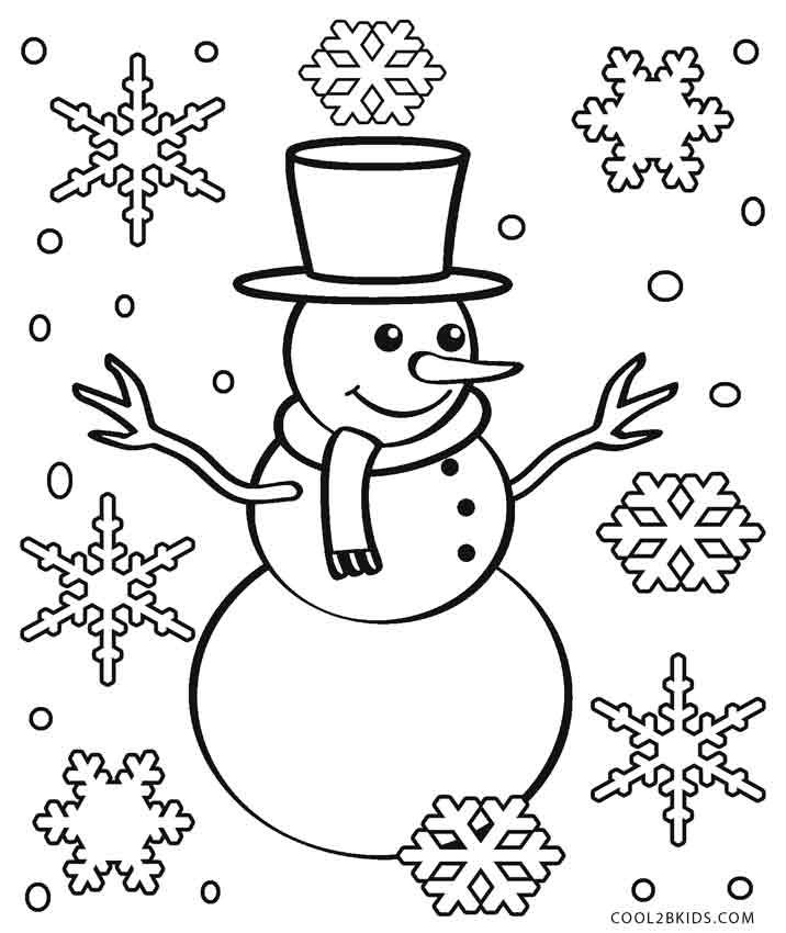 Christmas coloring pages snowflake coloring pages snowman coloring pages