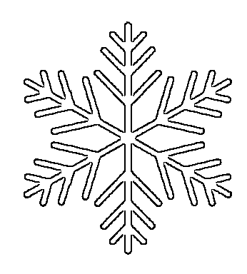 Free printable snowflake templates â large small stencil patterns
