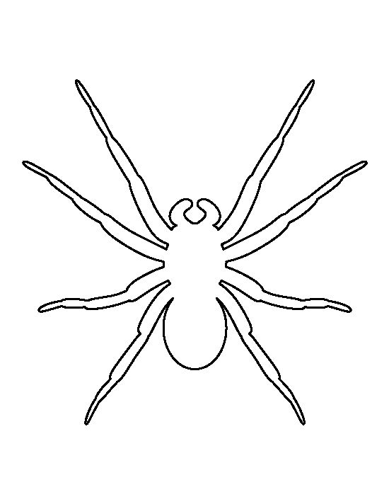 Printable spider template spider template stuffed animal patterns silhouette stencil