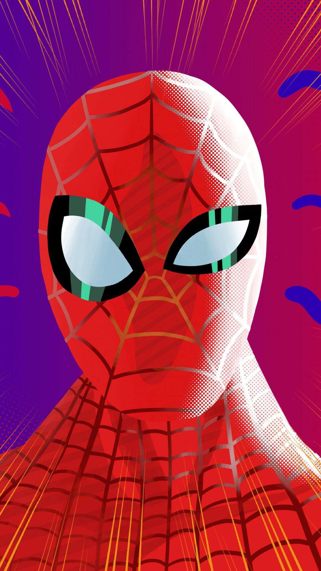 Spider verse spider man iphone wallpaper