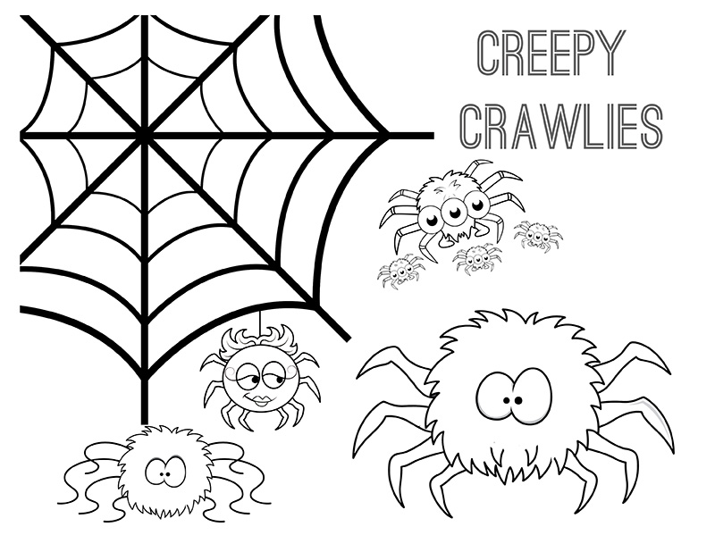 Halloween printable coloring pages