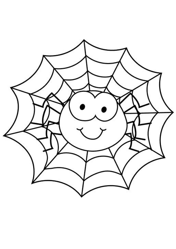 Coloring pages spider printable coloring pages for kids