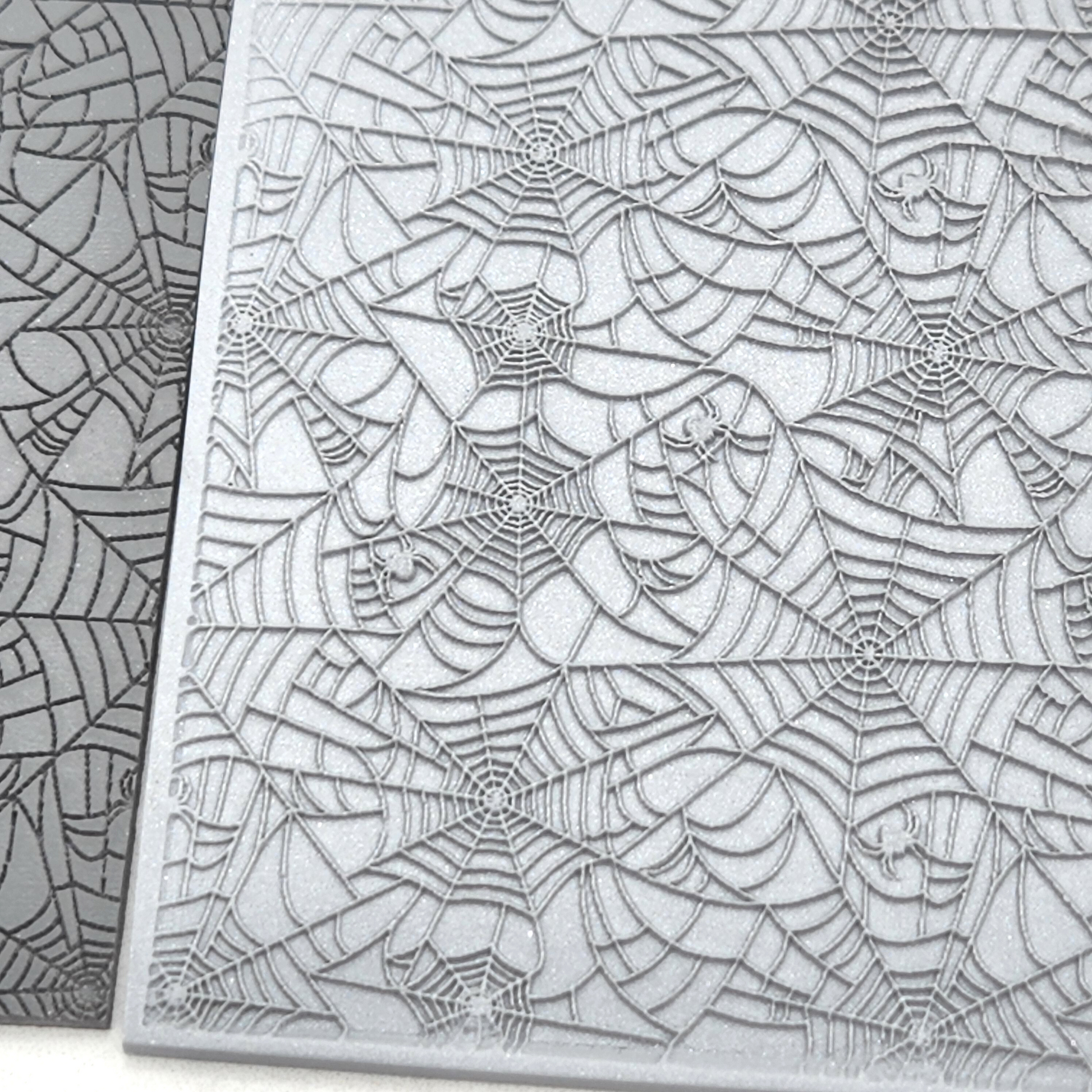 Spider web texture sheet unique detailed and easy to use â the clay impress