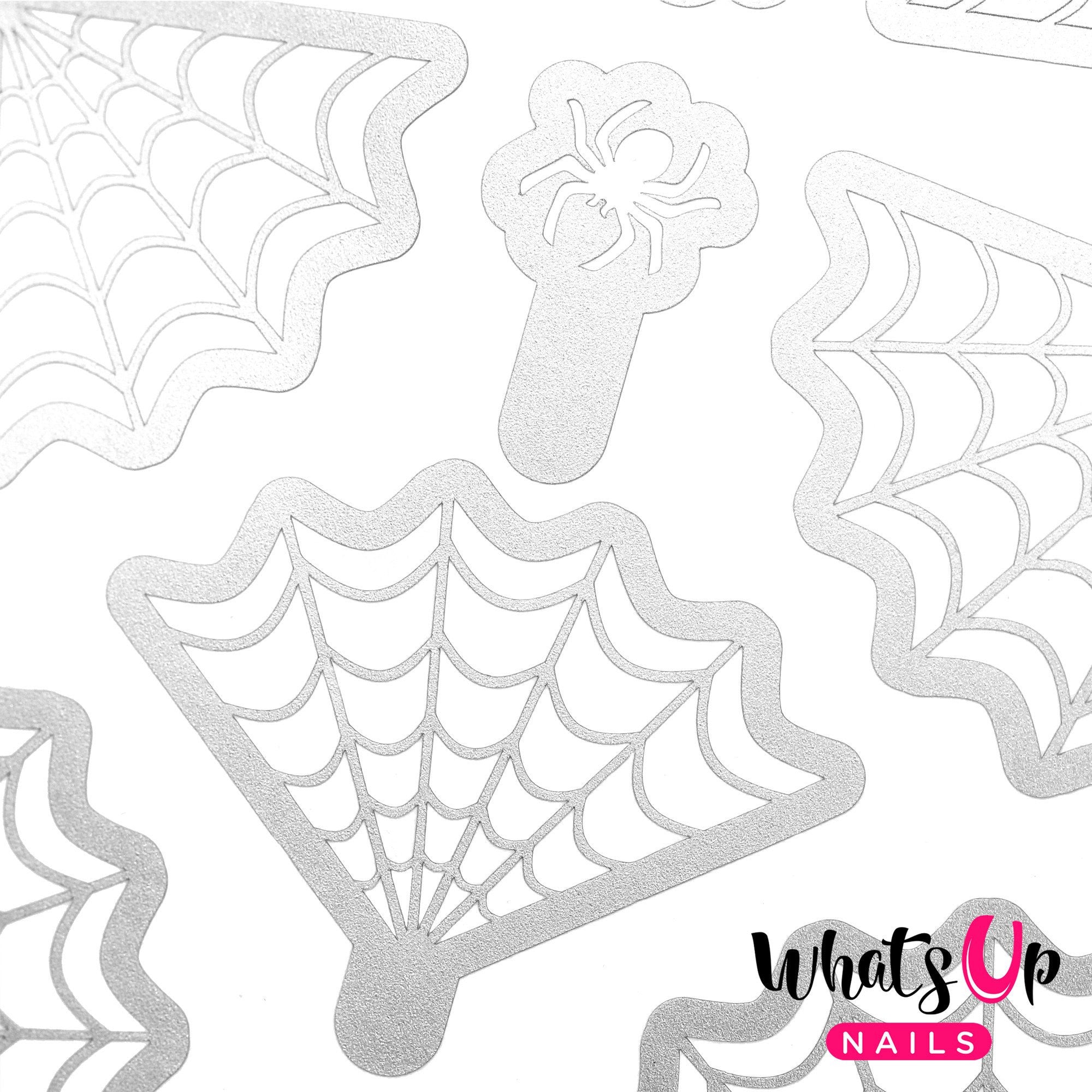 Whats up nails spider web stencils â daily charme