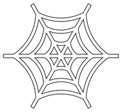 Spider web coloring page free printable coloring pages