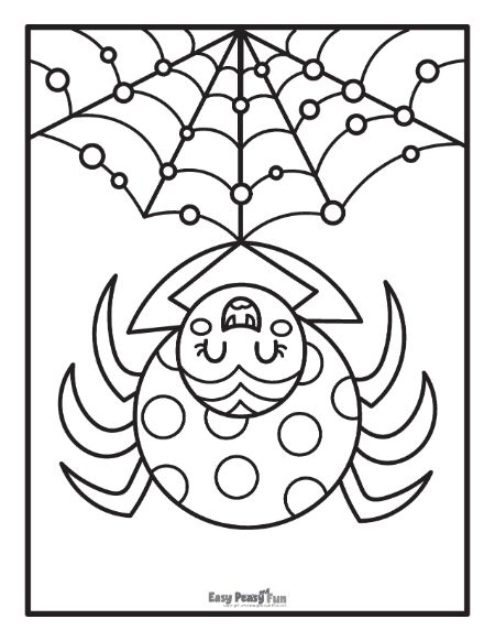 Printable spider coloring pages â sheets