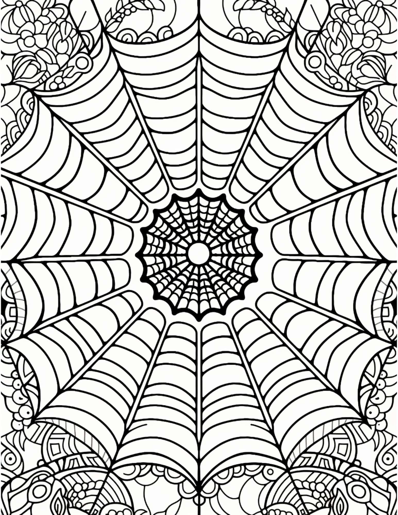 Fall coloring pages for both kids and adults