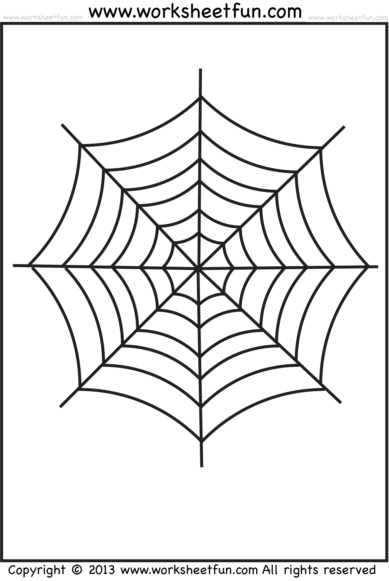 Spider web tracing and coloring â halloween worksheets ãrãmcek aää ãrãmcek okul ãncesi