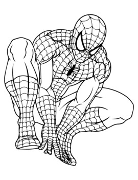 Spiderman movie coloring pages