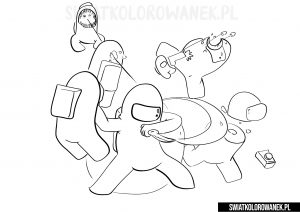 Among us coloring pages