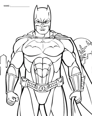 Batman coloring pages for boys