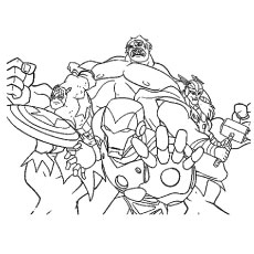 Popular hulk coloring pages for toddler
