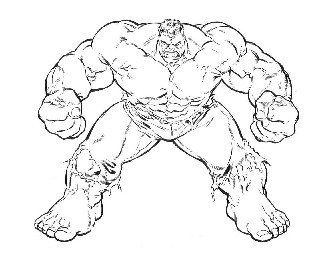 Coloring pages free coloring for kids hulk coloring pages