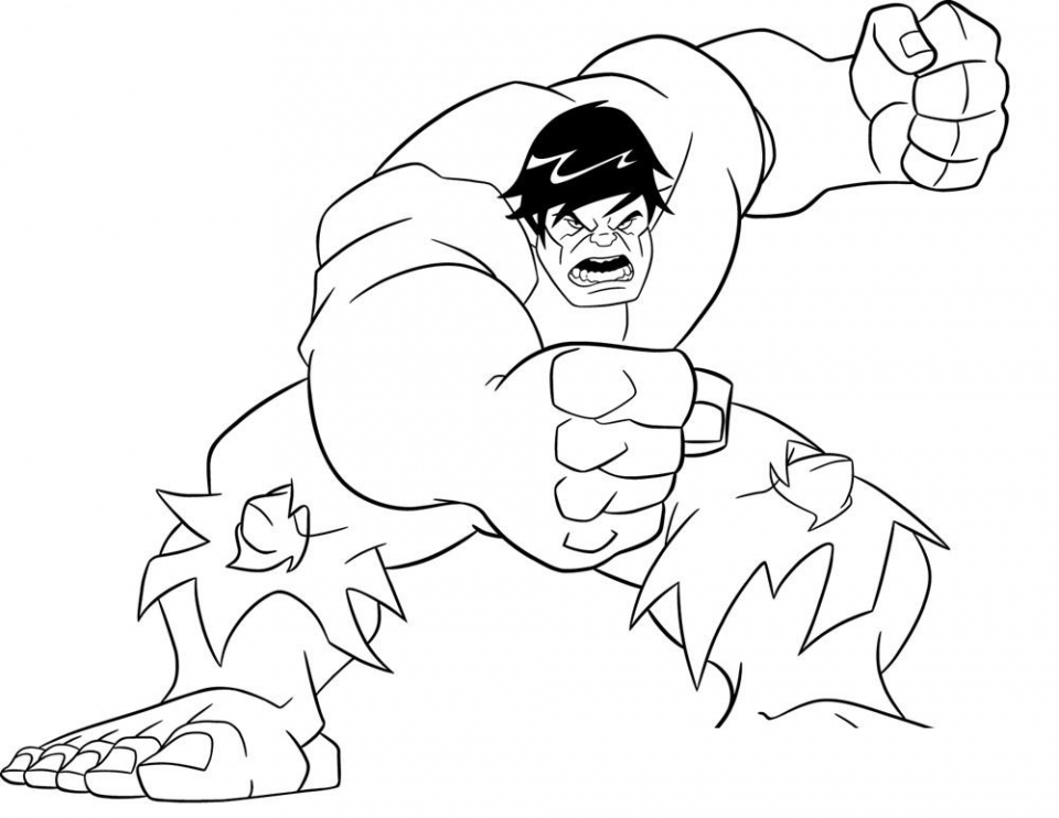 Get this hulk coloring pages superheroes printable