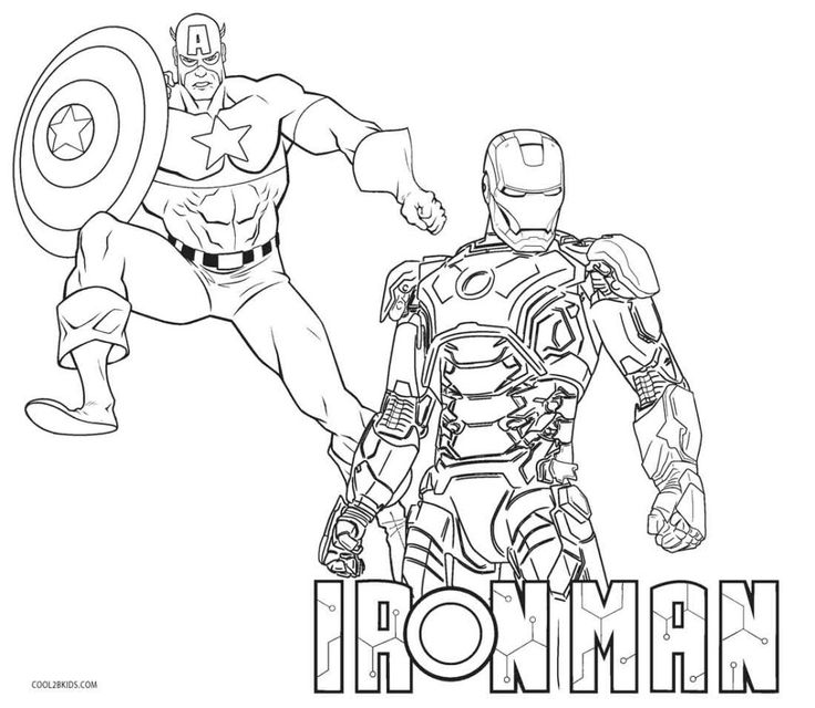 Free printable iron man coloring pages for kids coolbkids avengers coloring pages captain america coloring pages avengers coloring