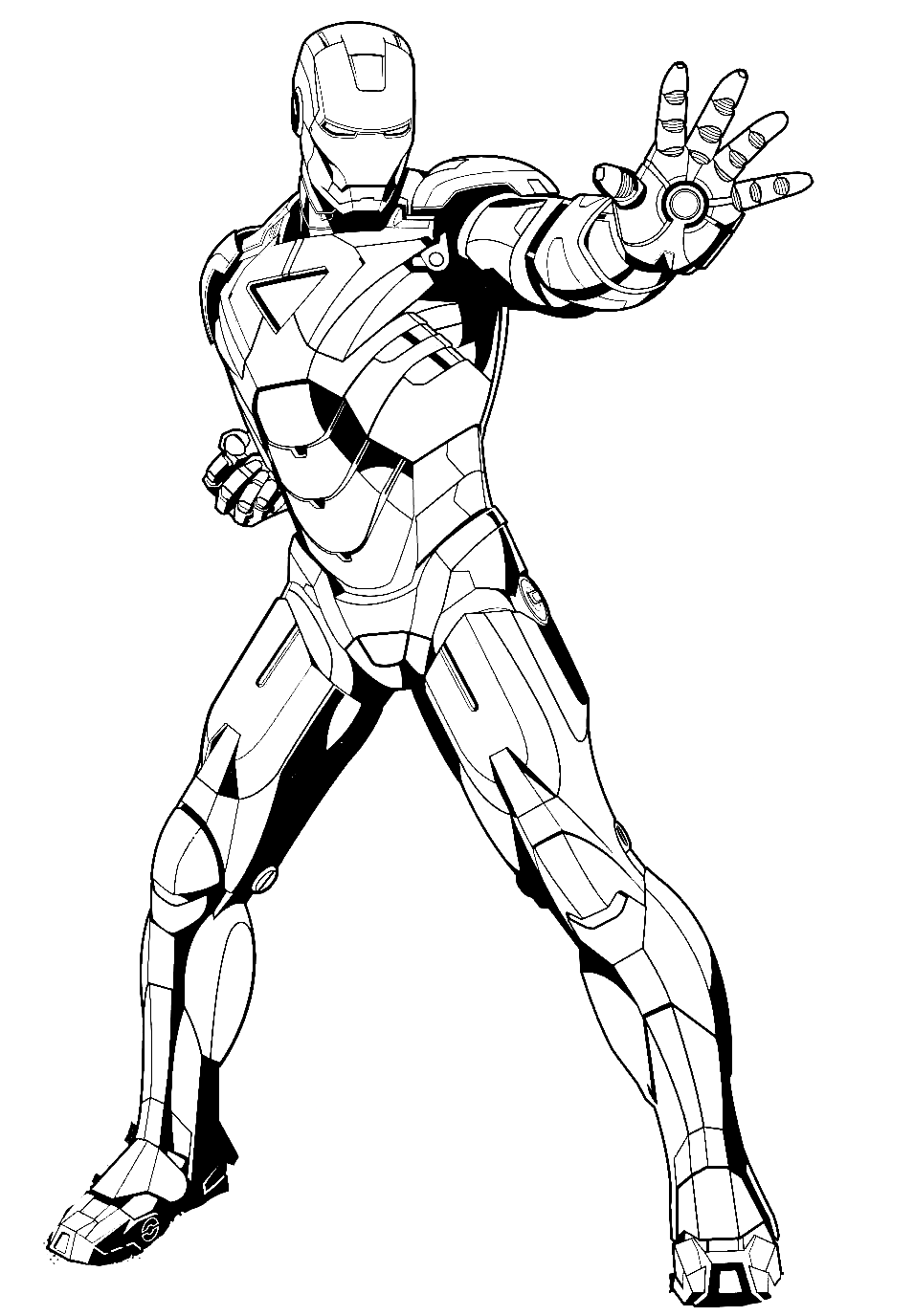 Iron man coloring pages printable for free download