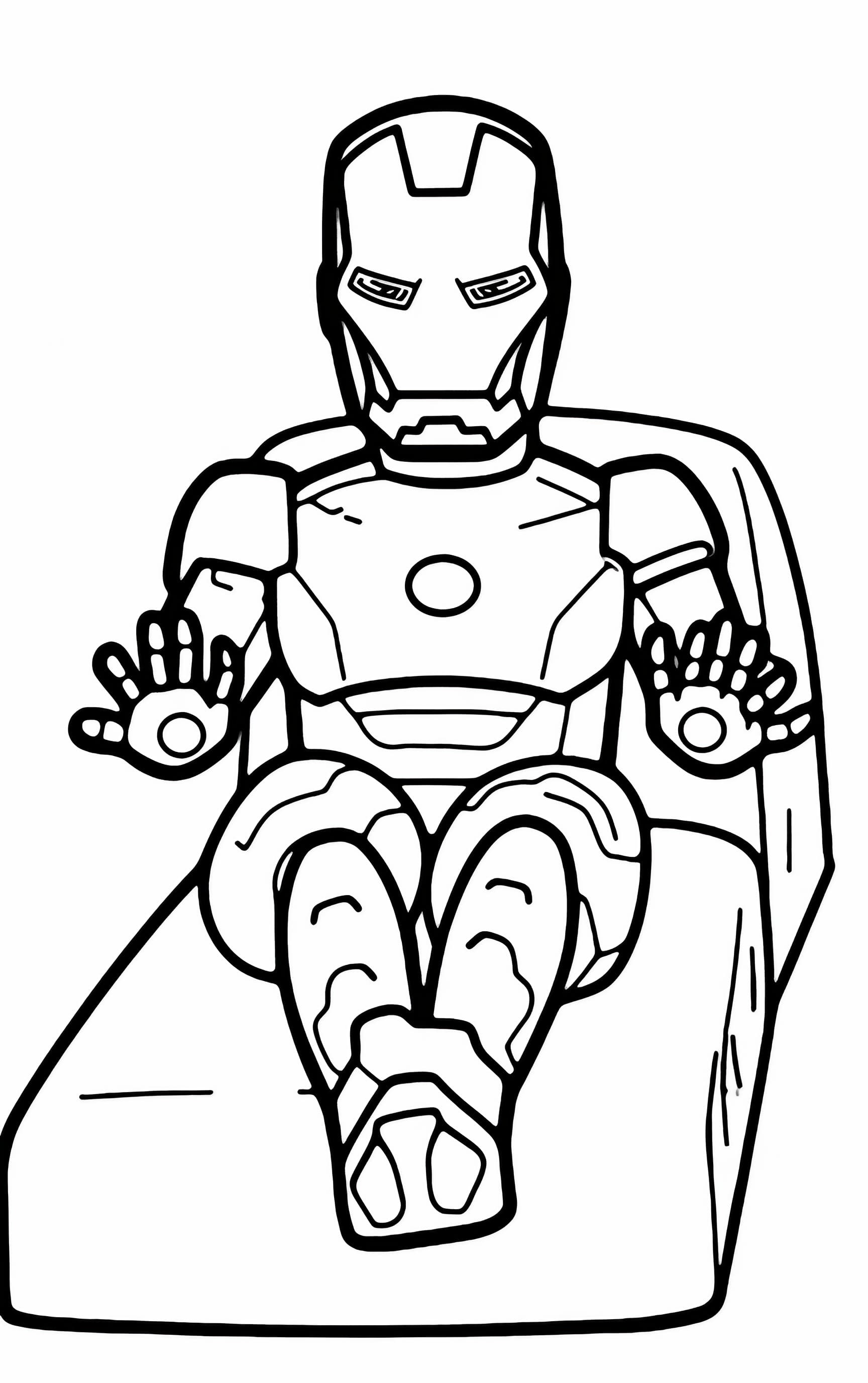 Iron man coloring pages for free printable