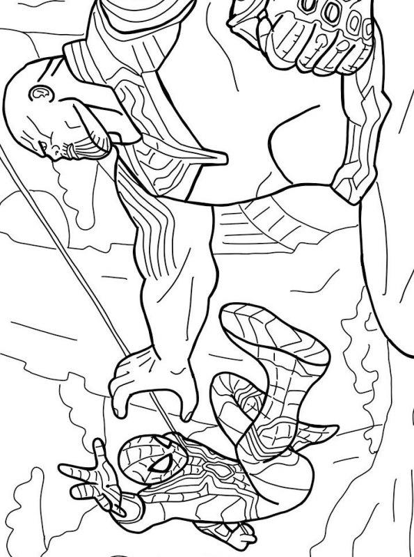 Thanos coloring pages by coloringpageswk on