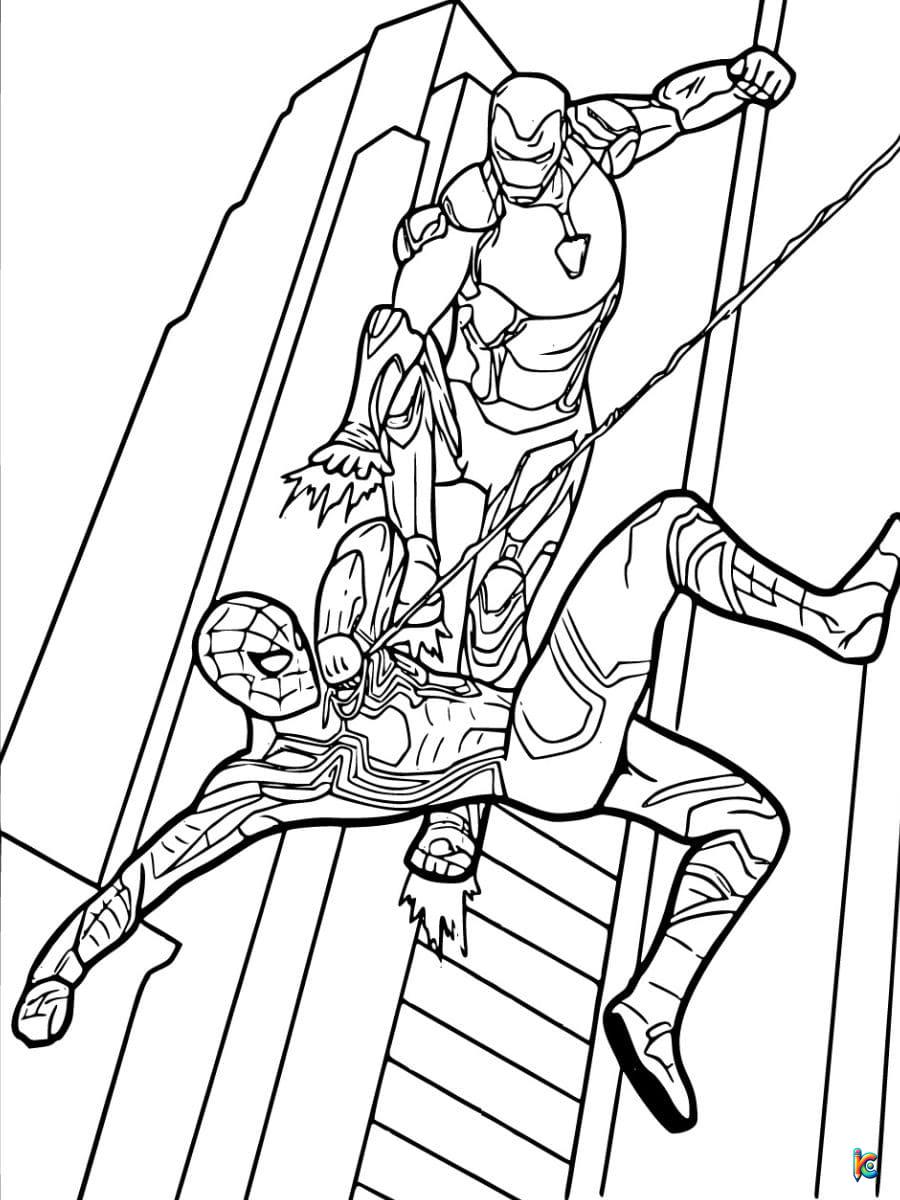 Iron man coloring pages â