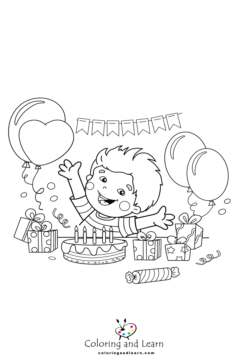 Birthday coloring pages