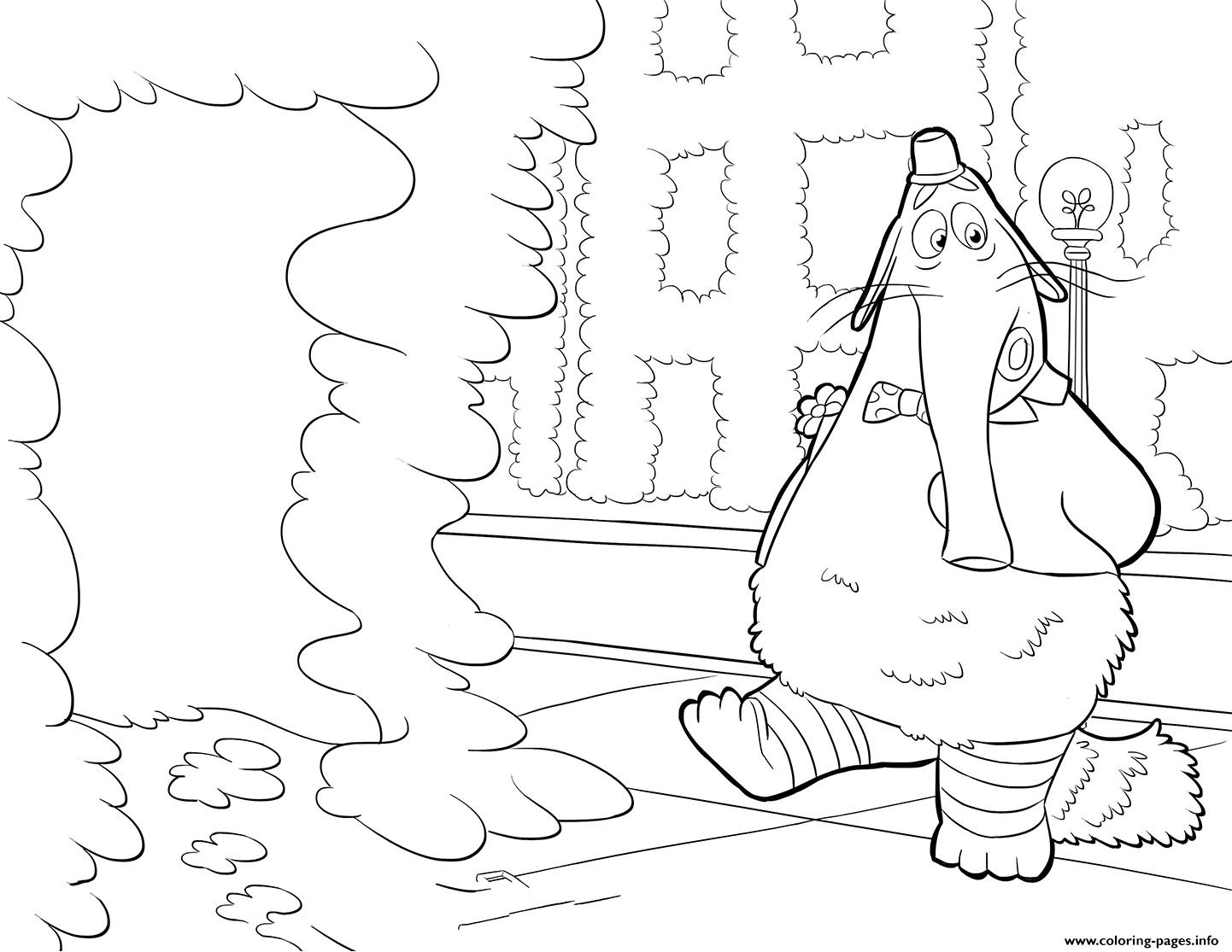 Bing bong inside out coloring page printable