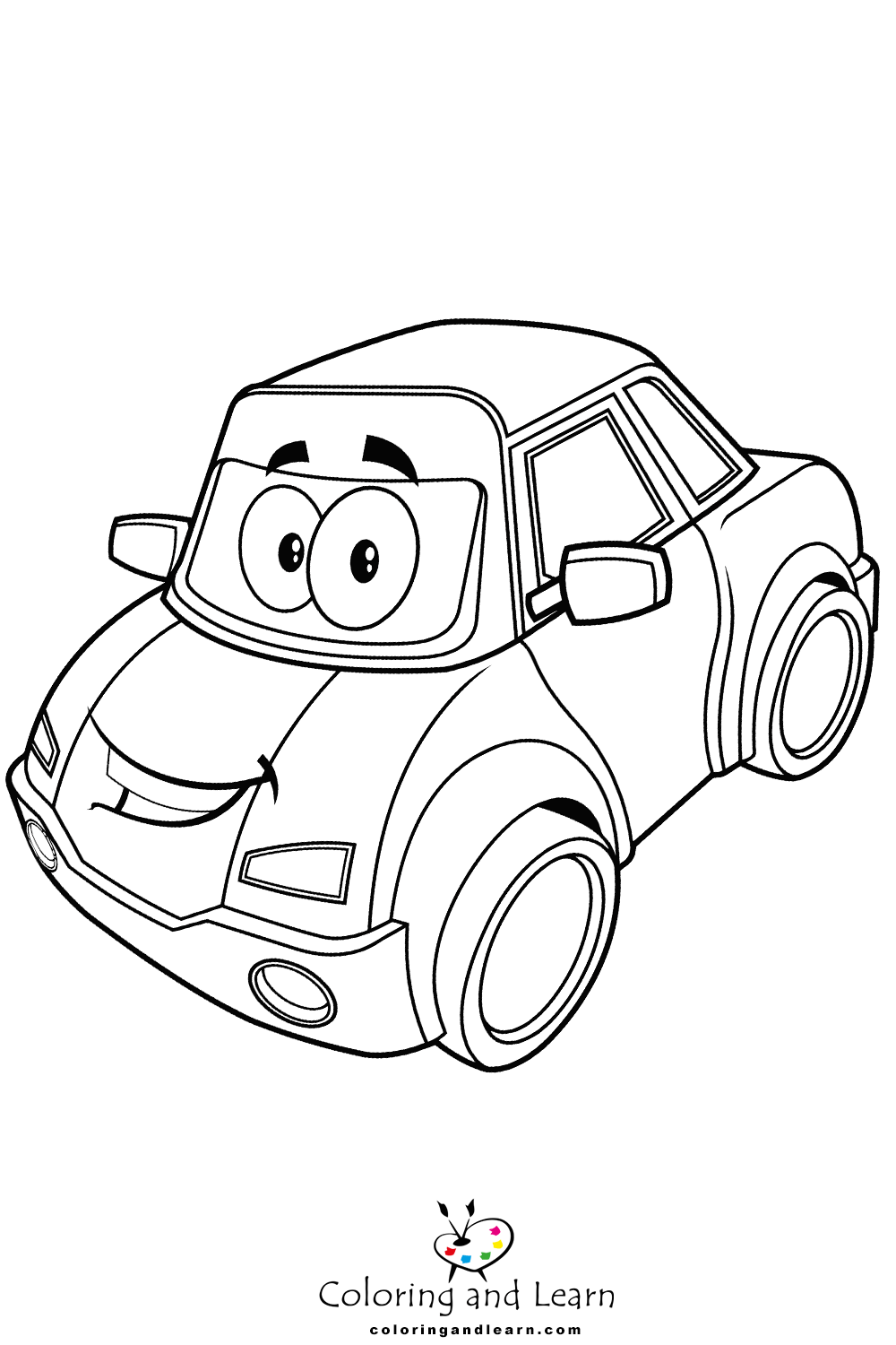 Car coloring pages