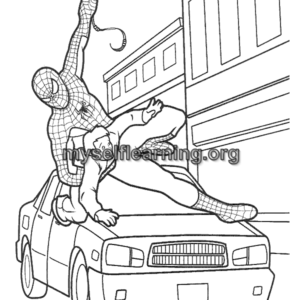 Spiderman coloring sheet archives