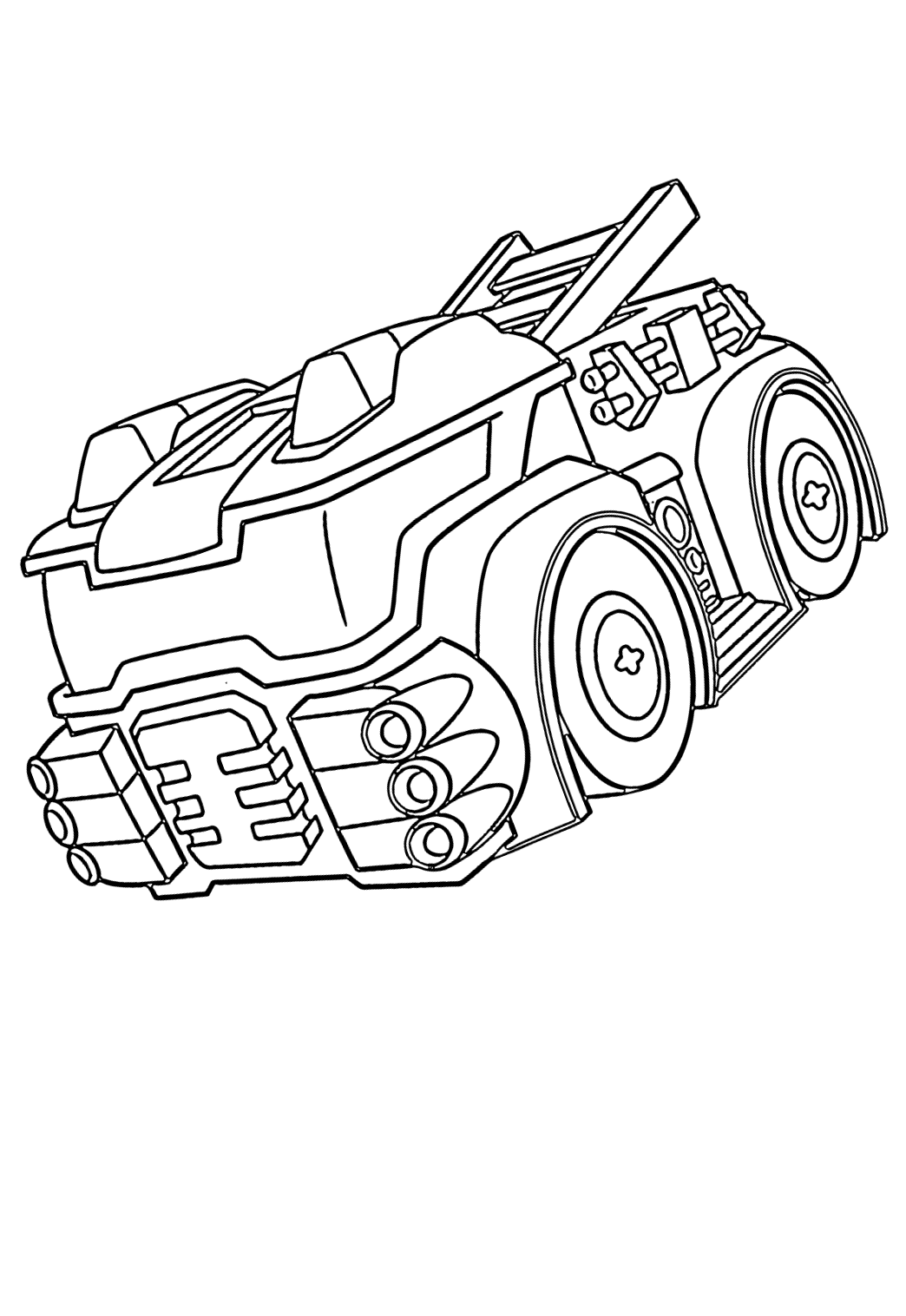 Free printable rescue bots car coloring page for adults and kids