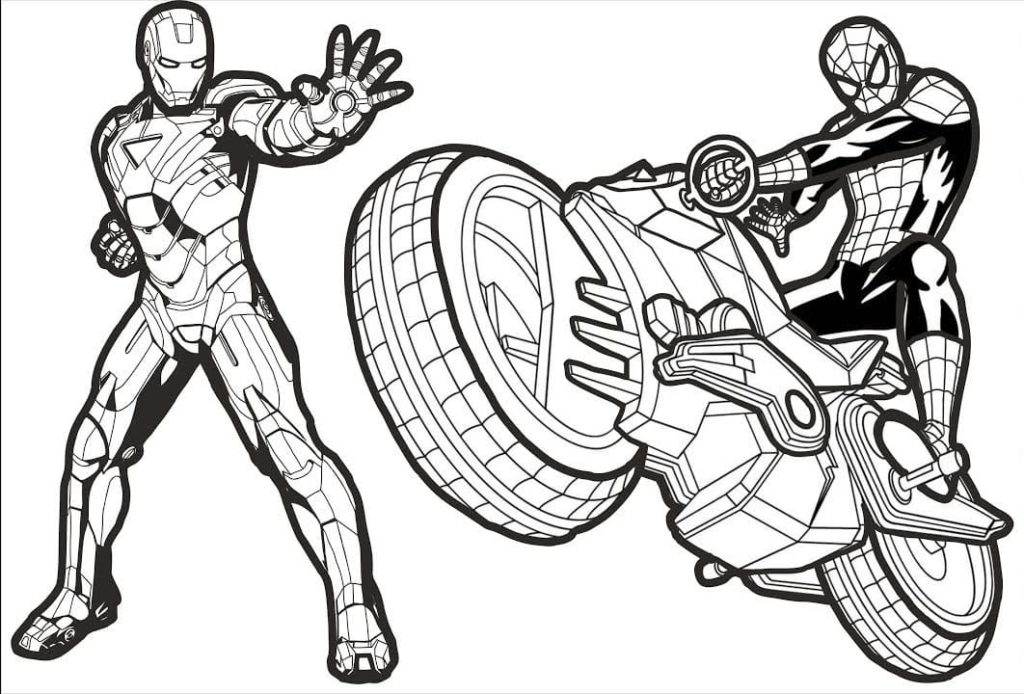 Spiderman coloring pages