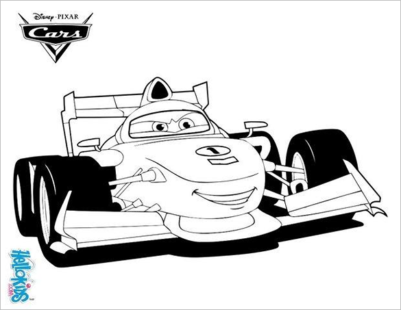 Car coloring pages