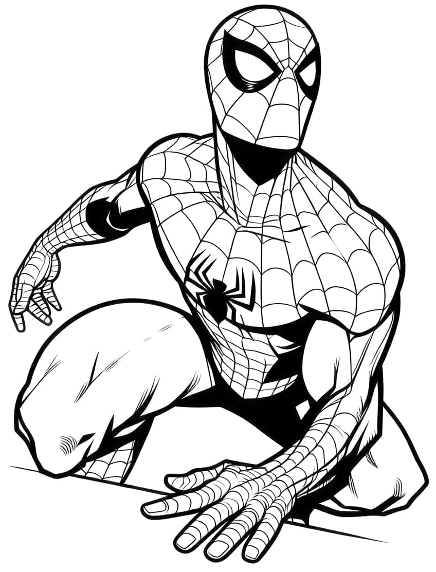 Spiderman coloring pages