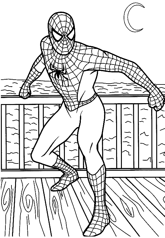 Spiderman coloring pages printable for free download