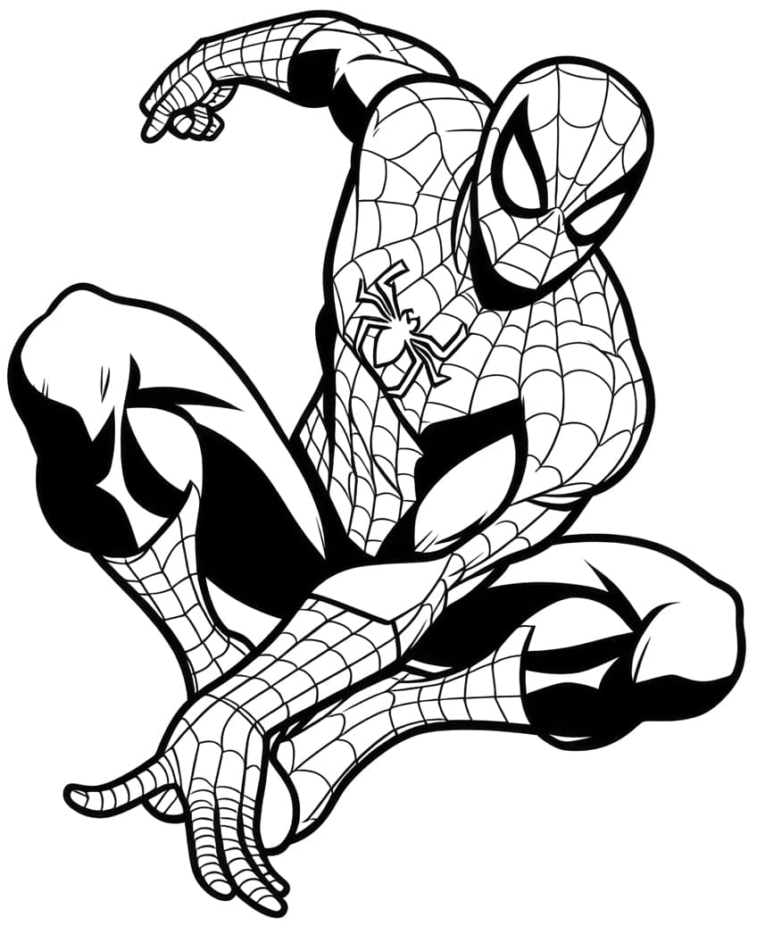 Spiderman coloring pages