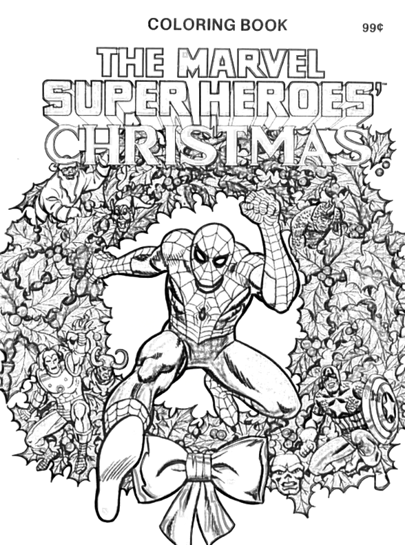 Marvel christmas color by richard on