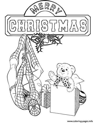 Updated spiderman coloring pages