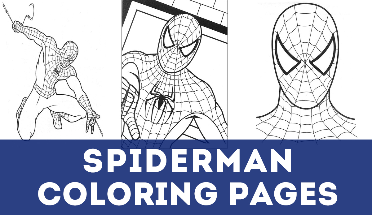 Updated spiderman coloring pages