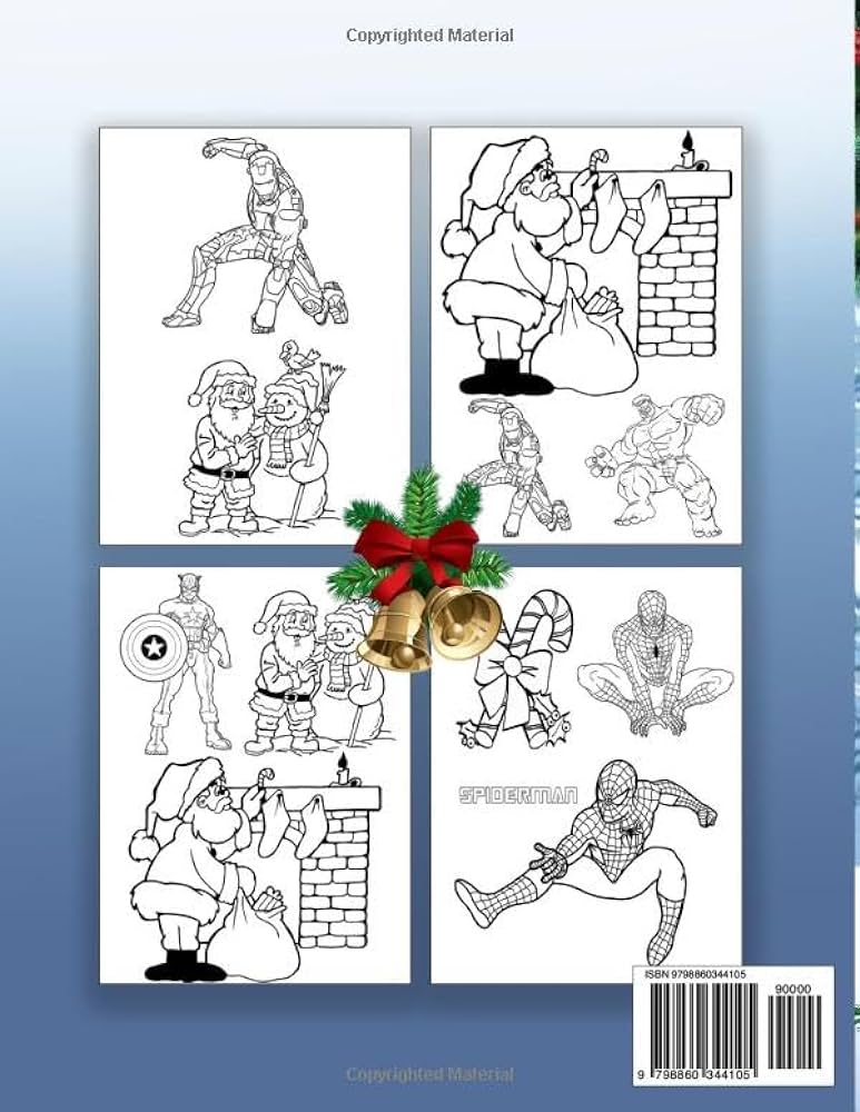 Christmas coloring book adorable christmas coloring book with lots of beautiful and lovely illustrations alves helder books