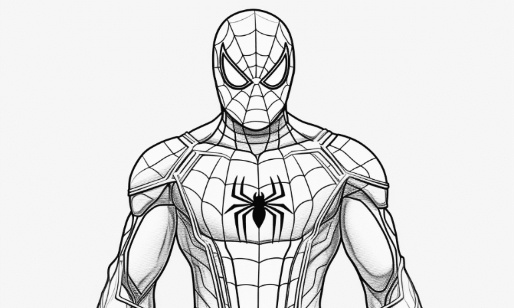 Pãtition spiderman coloring pages for kids