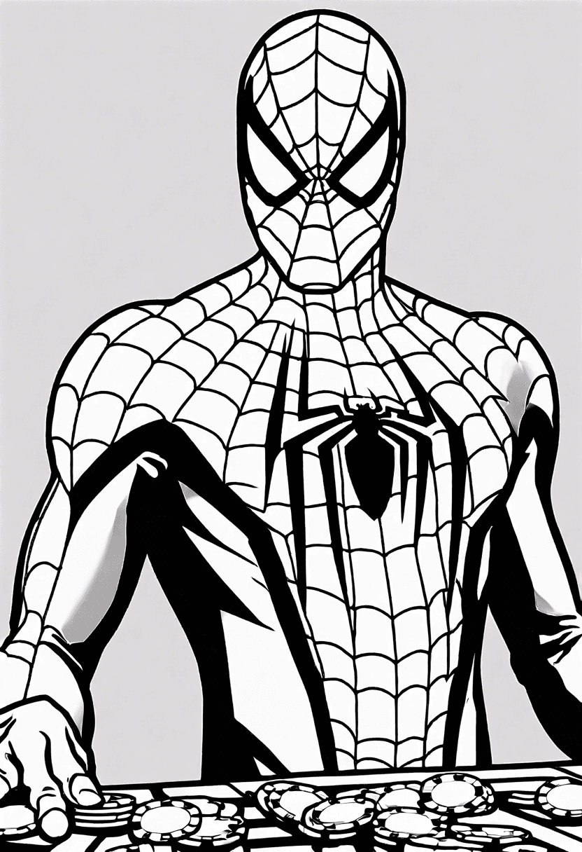 Spiderman coloring pages