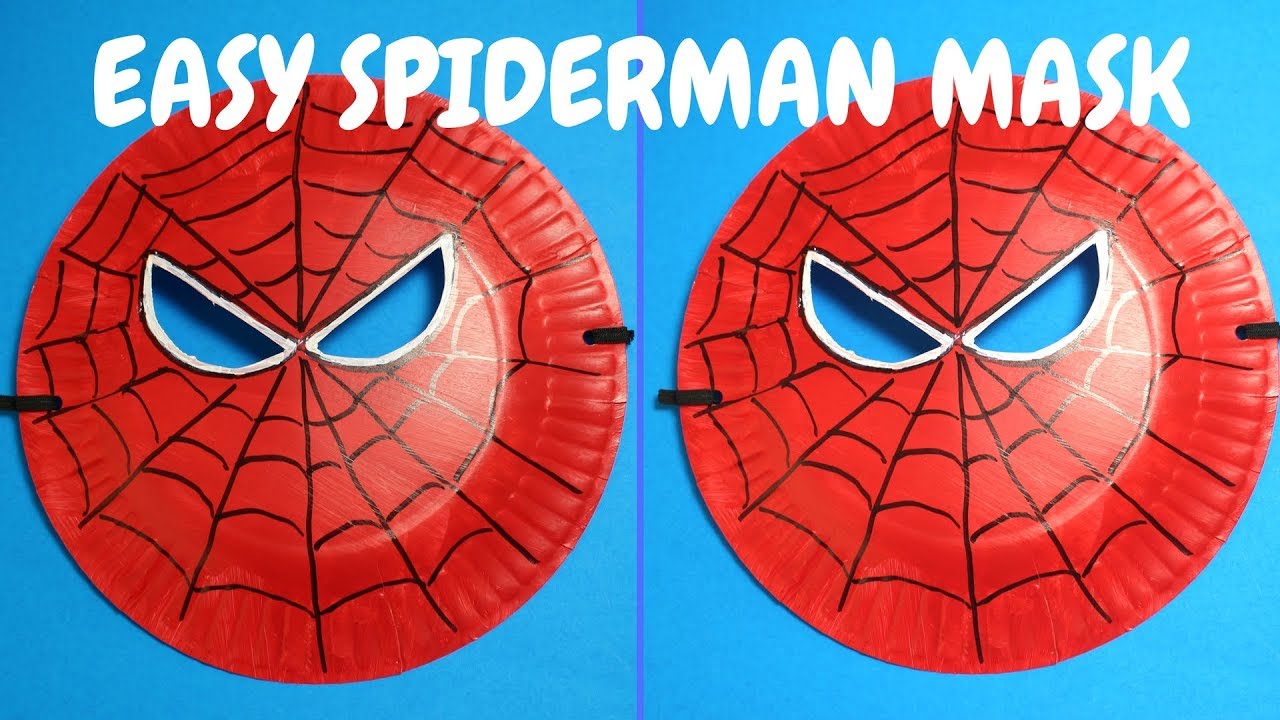 Paper plate spideran ask avengers infinity war craft ideas